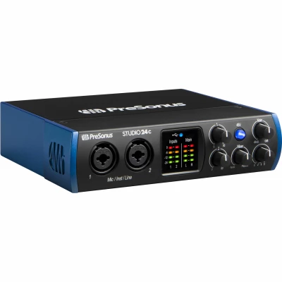 PreSonus Studio 24c USB-C 2x2 Audio/MIDI Interface
