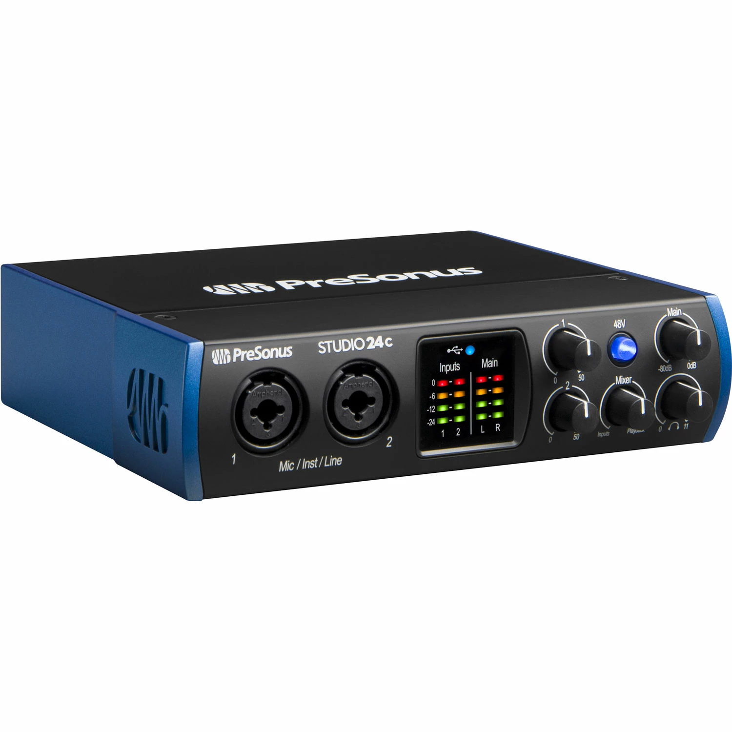 PreSonus Studio 24c USB-C 2x2 Audio/MIDI Interface
