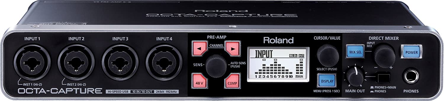 OCTA-CAPTURE　High-Speed　OCTA-CAPTURE-UA-　USB　Interface　Audio　1010　Roland　Roland
