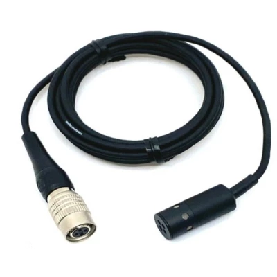 Miniature Cardioid Microphone Terminated For Use with Unipak Transmitter - NO CLIP AND NO WINDSCREEN