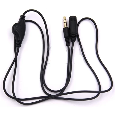 3.5mm (1/8 inch) male to 3.5mm (1/8 inch) female variable attenuator