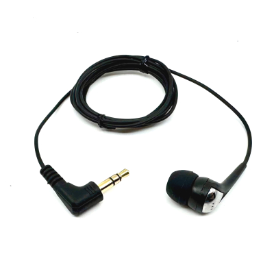 Audiophile High-Definition single earbud - Hear both stereo channels with one earbud - Great when you need to keep one ear open