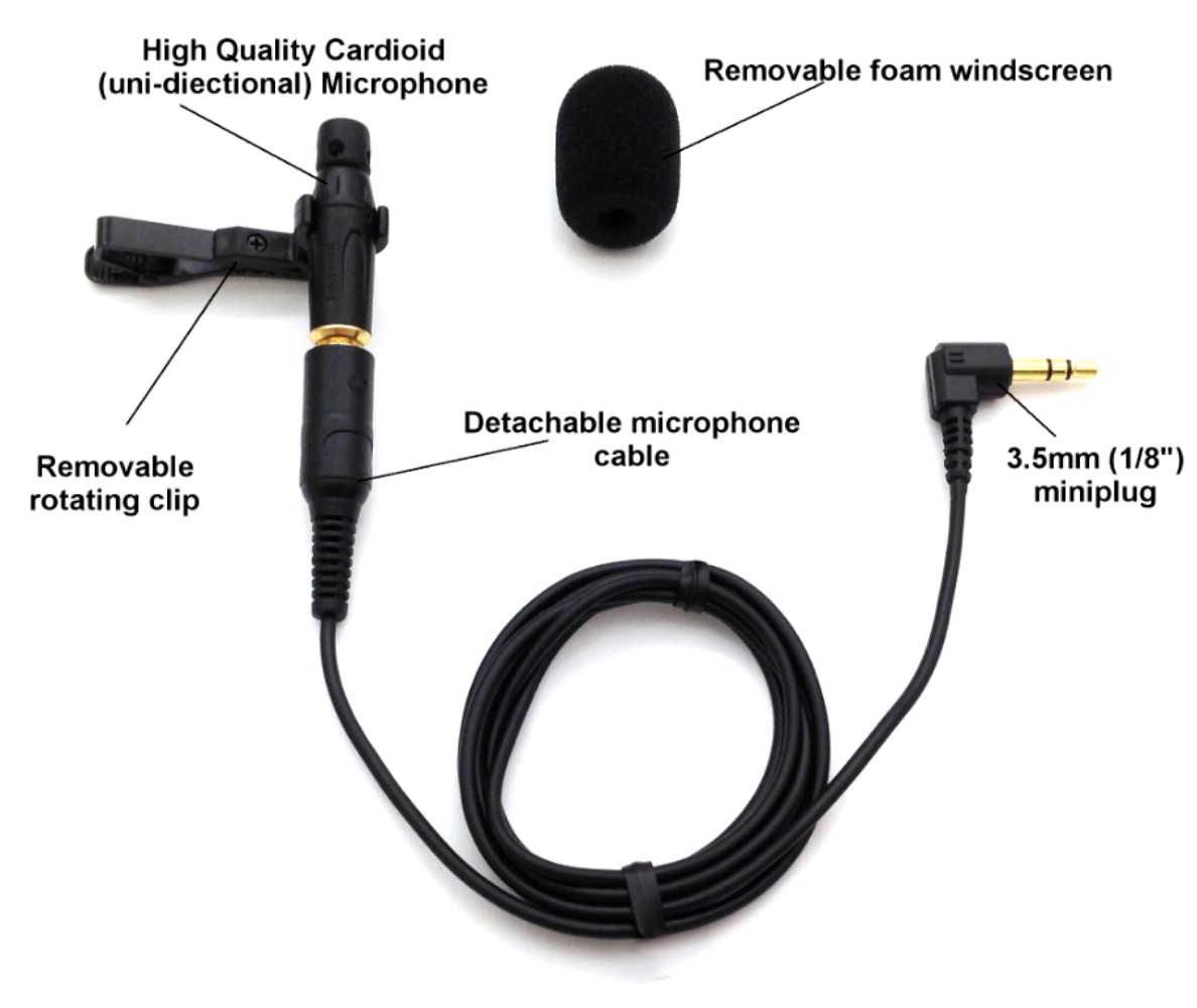 Master Series by The Sound Professionals MS-LAV-XLR - Professional  Omnidirectional lapel microphone with XLR (requires phantom power) – Made  in USA. MS-LAV-XLR