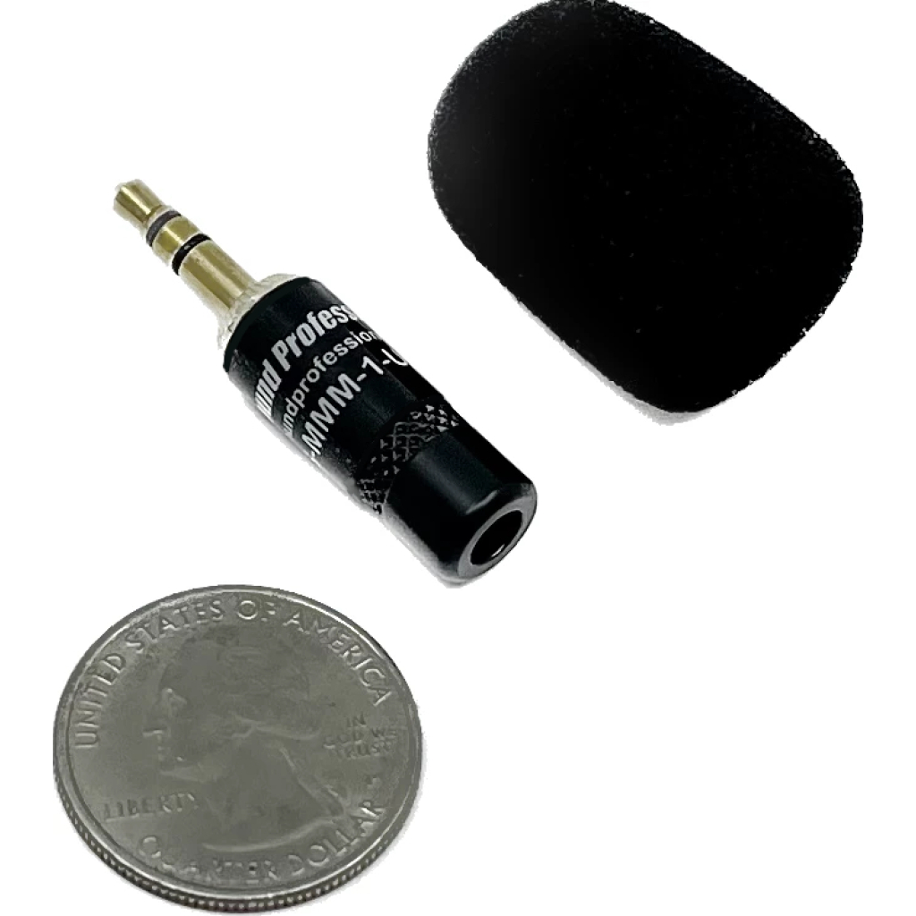 Ultra-high gain omnidirectional microphone for Steno writers and mini wireless transmitters