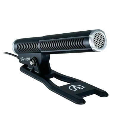 Shotgun Microphone with Directional Noise Cancellation and TRRS Plug (replacement for SG-100)