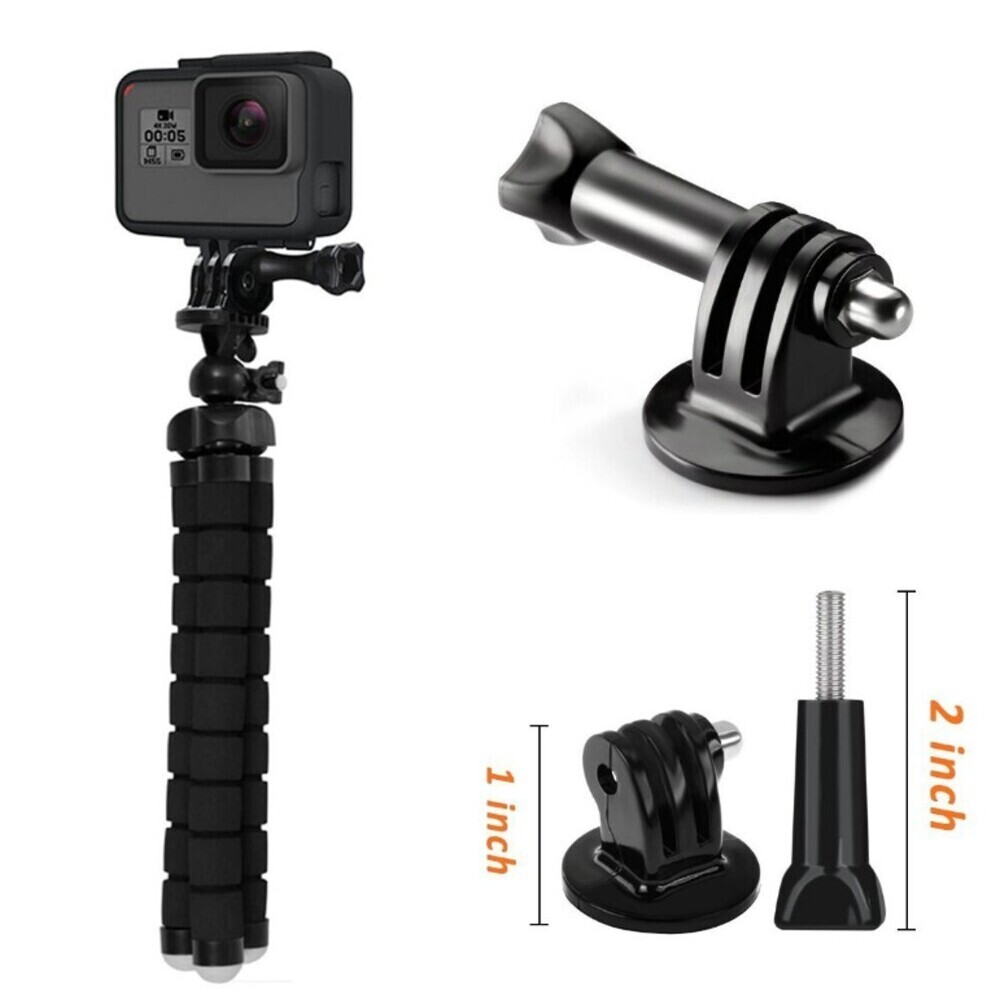 Phone Tripod,Portable and Flexible Adjustable Cell Phone Stand Holder with  Remote and Universal Clip for iPhone Android Phone Compact Digital Camera