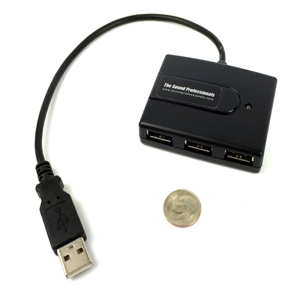 Cable Matters Ultra Mini 4 Port USB Hub (Mini USB 3 Hub, Mini USB Hub)