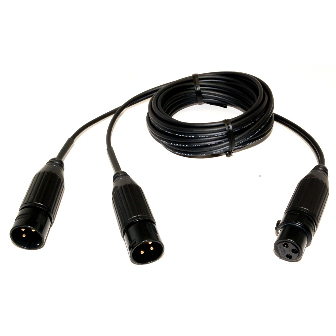 Sound Professionals SP-XLRF3-XLRM3-2 - 3 pin XLR female to dual 3