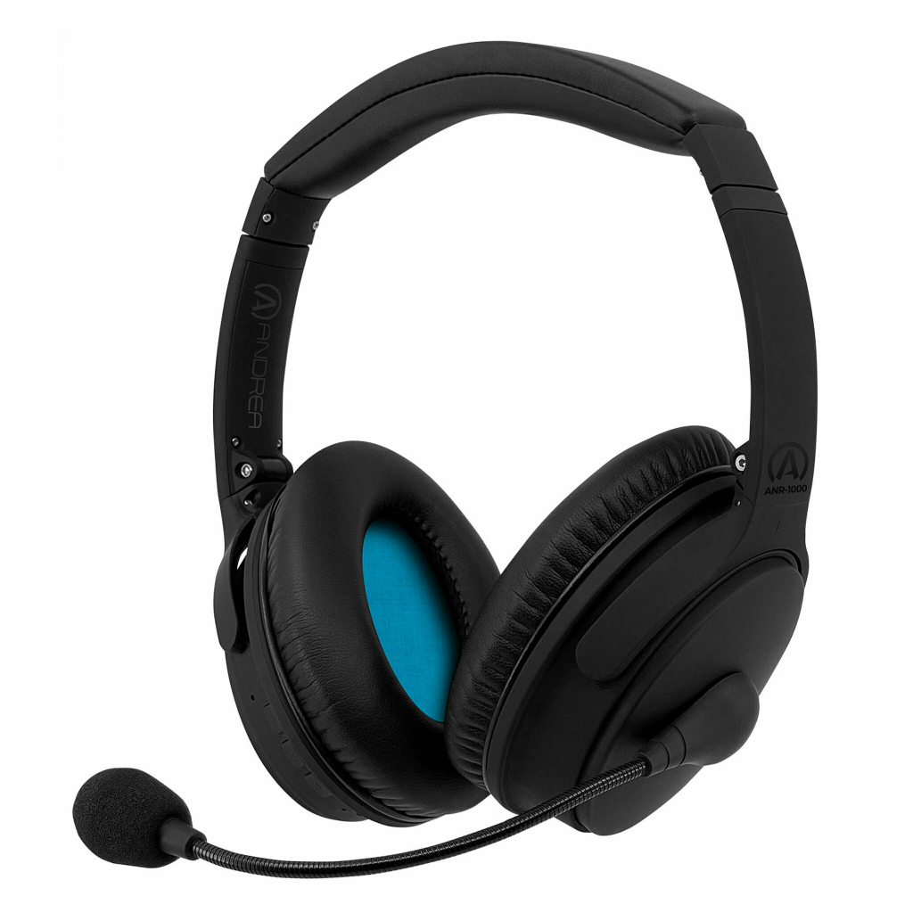 HALF-PRICE! Only $49.98 with coupon! Andrea wired/wireless noise-canceling wired (or Bluetooth wireless) headset