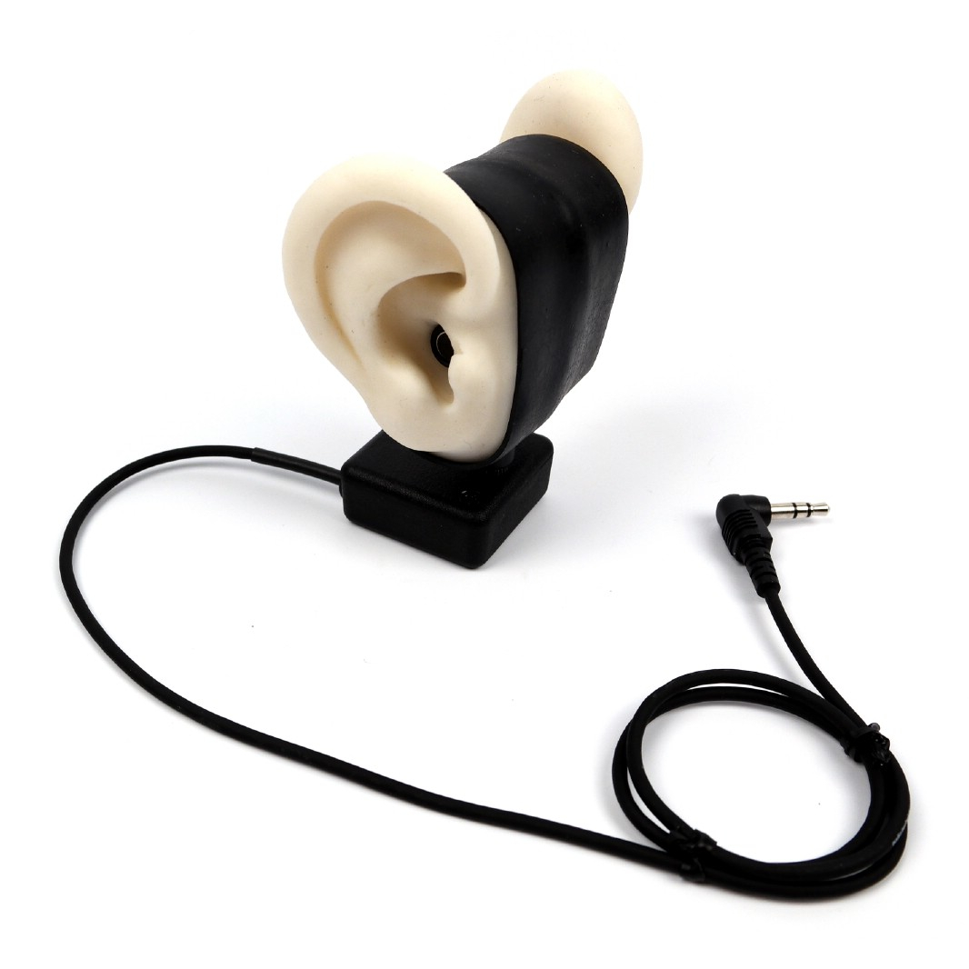 Master Series by Sound Professionals MS-MINI-BINAURAL-EARS - Ultra-low  noise Binaural microphonewith human-shaped ears MS-MINI-BINAURAL-EARS