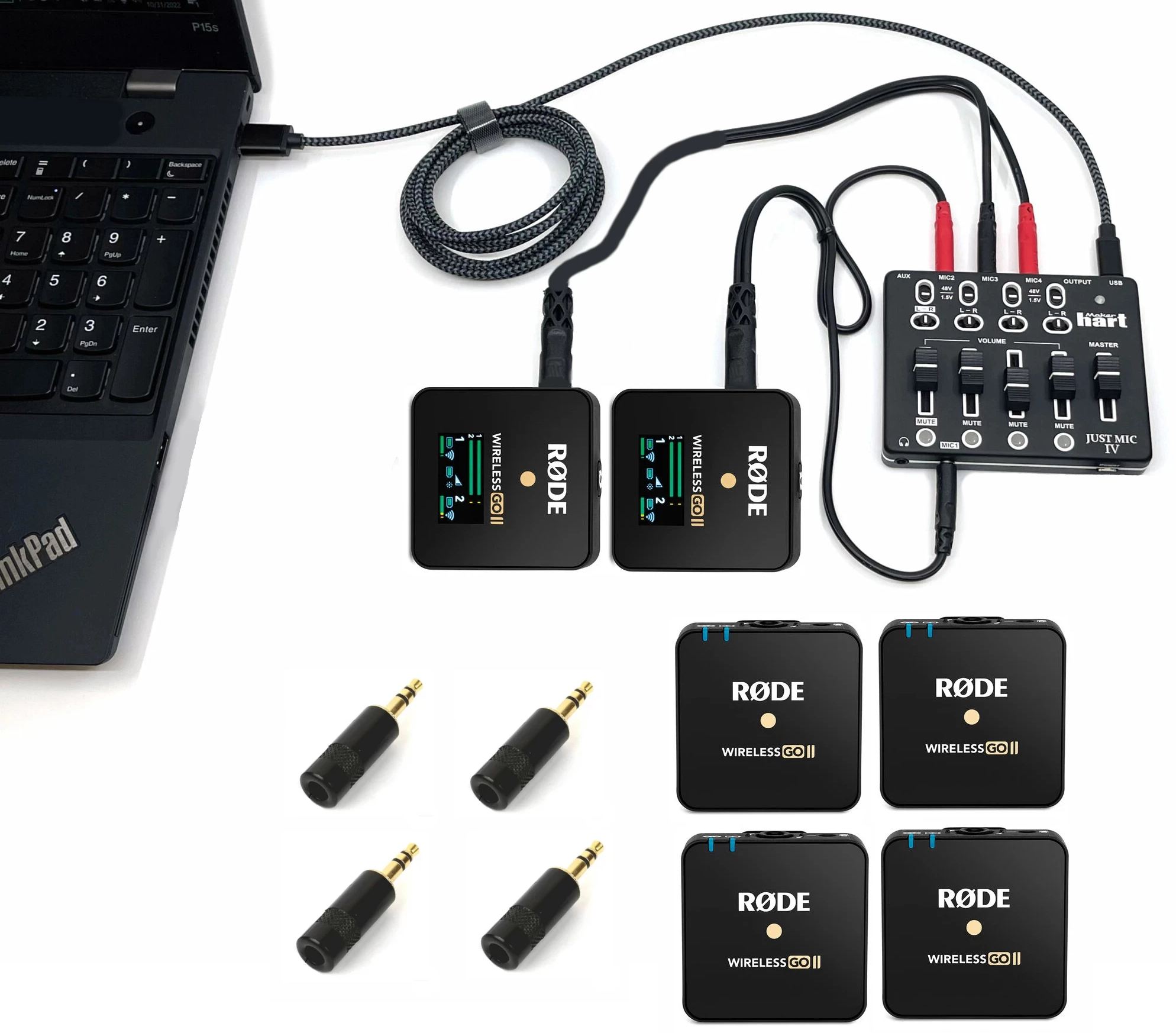RODE Wireless PRO Clip-On Lavalier Microphone System/Recorder, 2.4