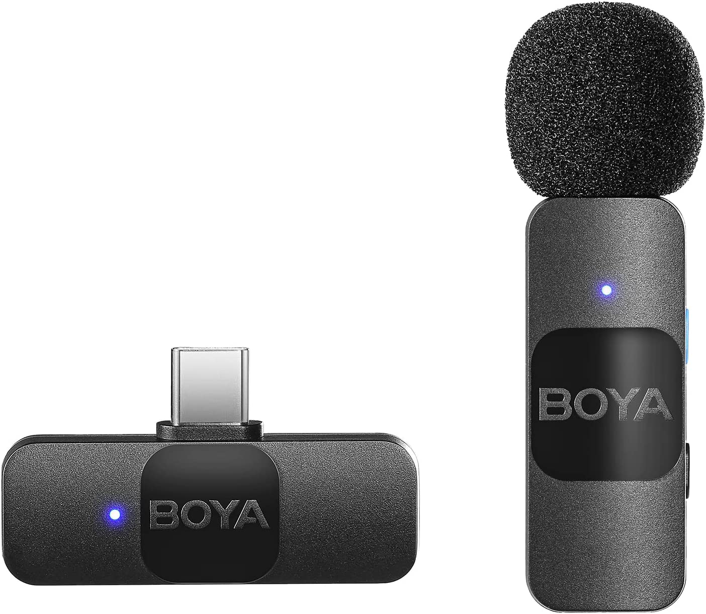 BOYA BY-V10 BOYA Wireless Lapel Microphone System, Omnidirectional USB ...