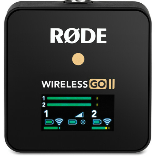 Rode RODE Wireless GO II 2-Person Compact Digital Wireless Microphone  System/Recorder (2.4 GHz, Black) RD-WIGOII