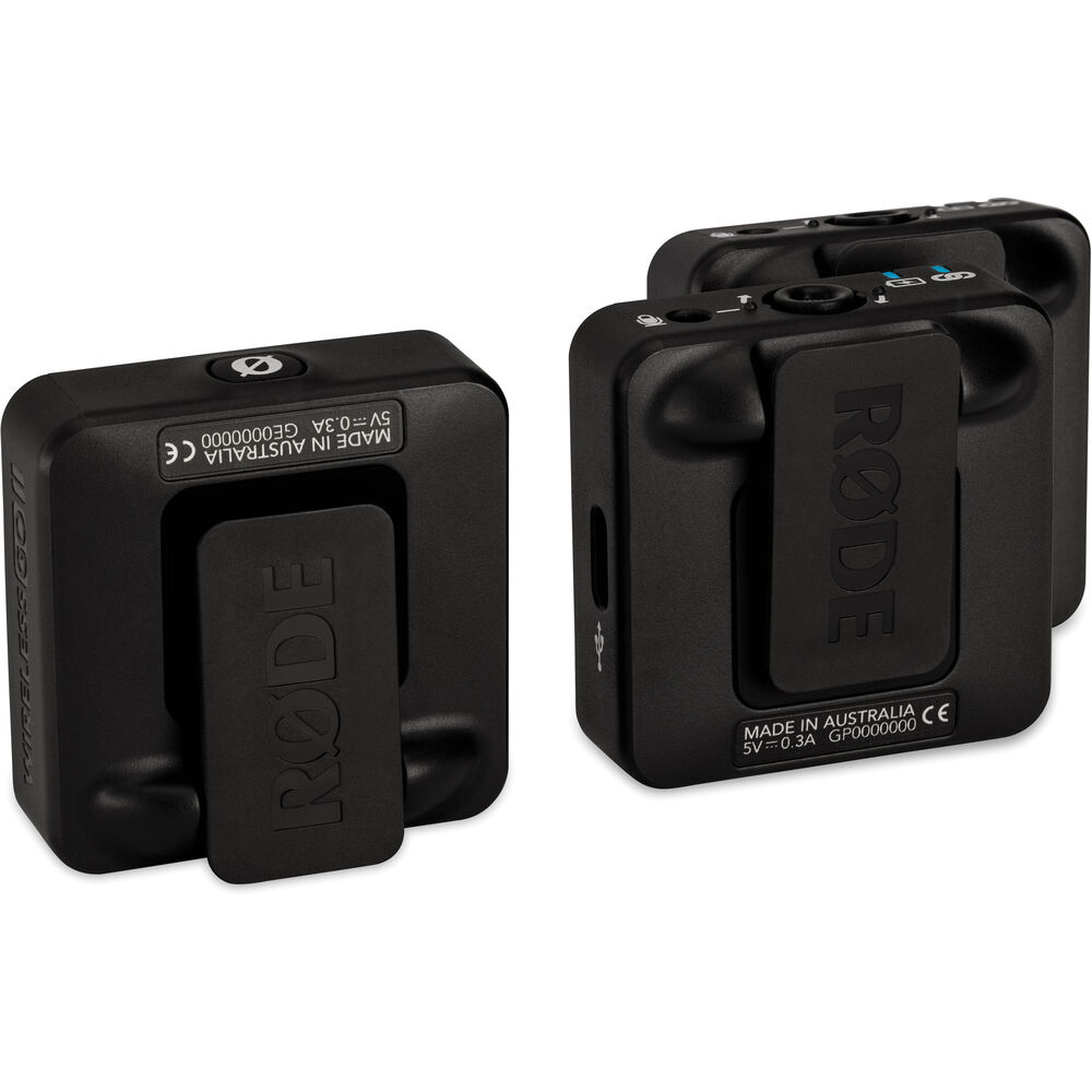 Rode Wireless GO II Single Compact Digital Wireless Microphone System/Recorder  (2.4 GHz, Black)
