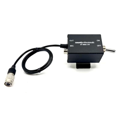 Wireless microphone remote in-line mute switch for Audio Technica UniPak® body-pack wireless transmitters