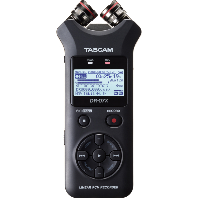2-Channel Portable Handheld Recorder With USB Interface