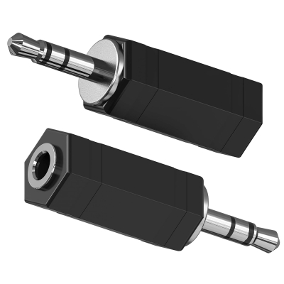 3.5mm Stereo to Mono Adapter, 2 Pack TRS Stereo Male Plug to 1/8" Mono Female Jack